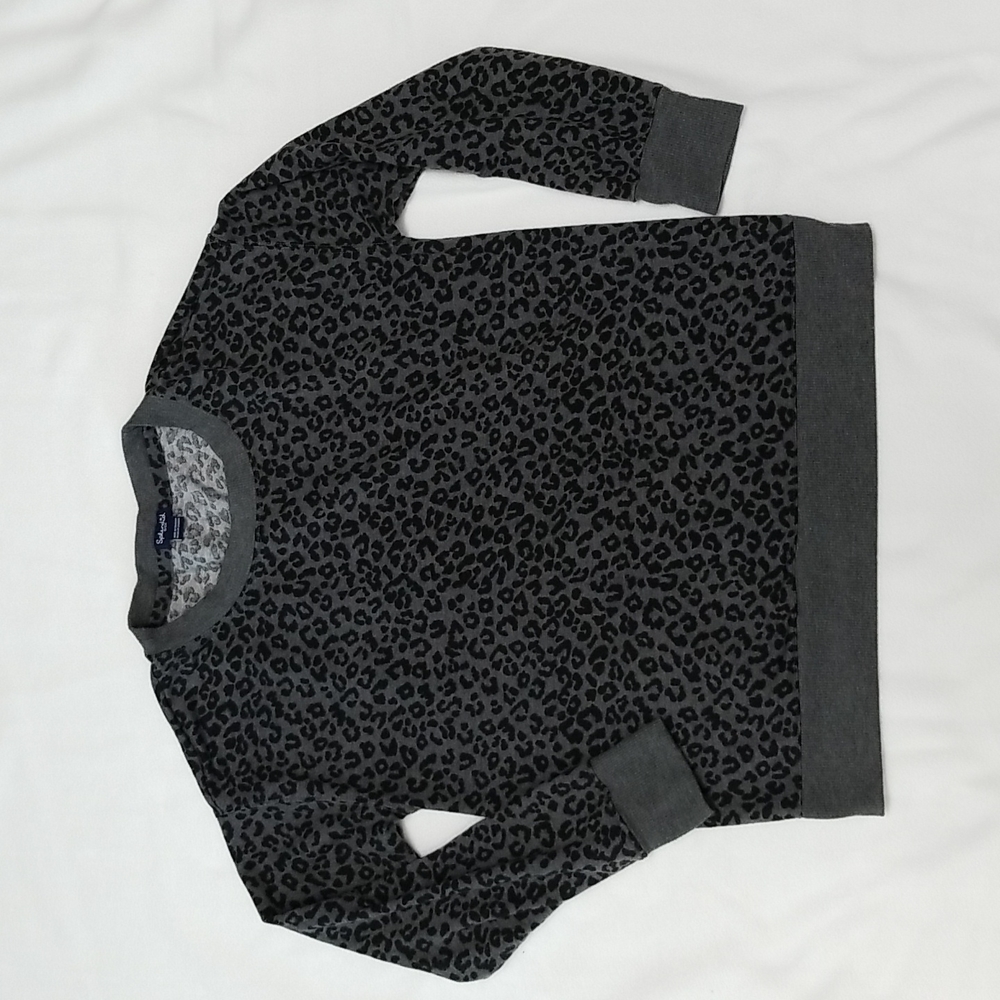 Splendid cheetah print knit top